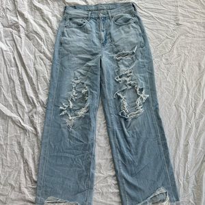 American Eagle wide leg jeans